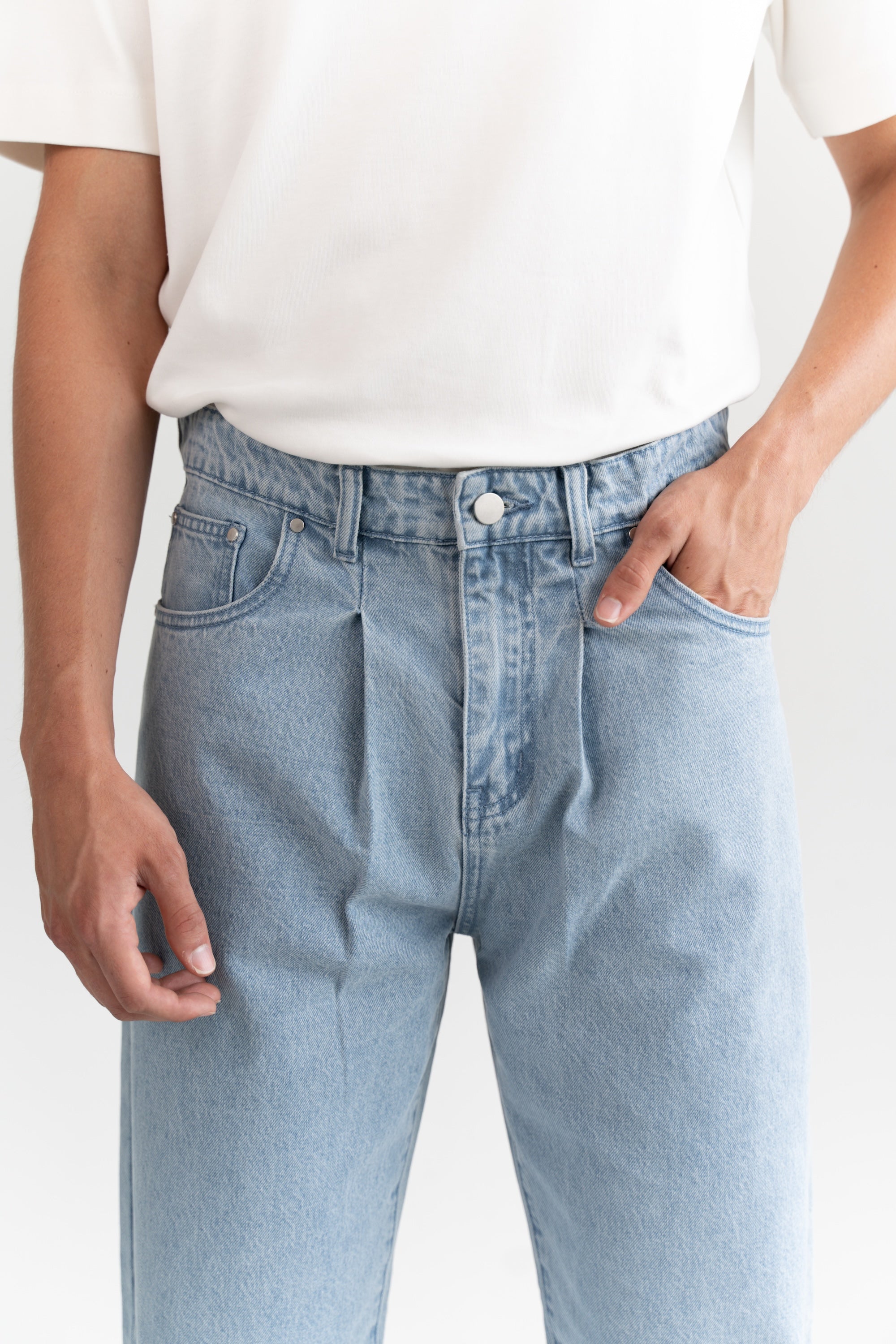 Pleated Core Jeans