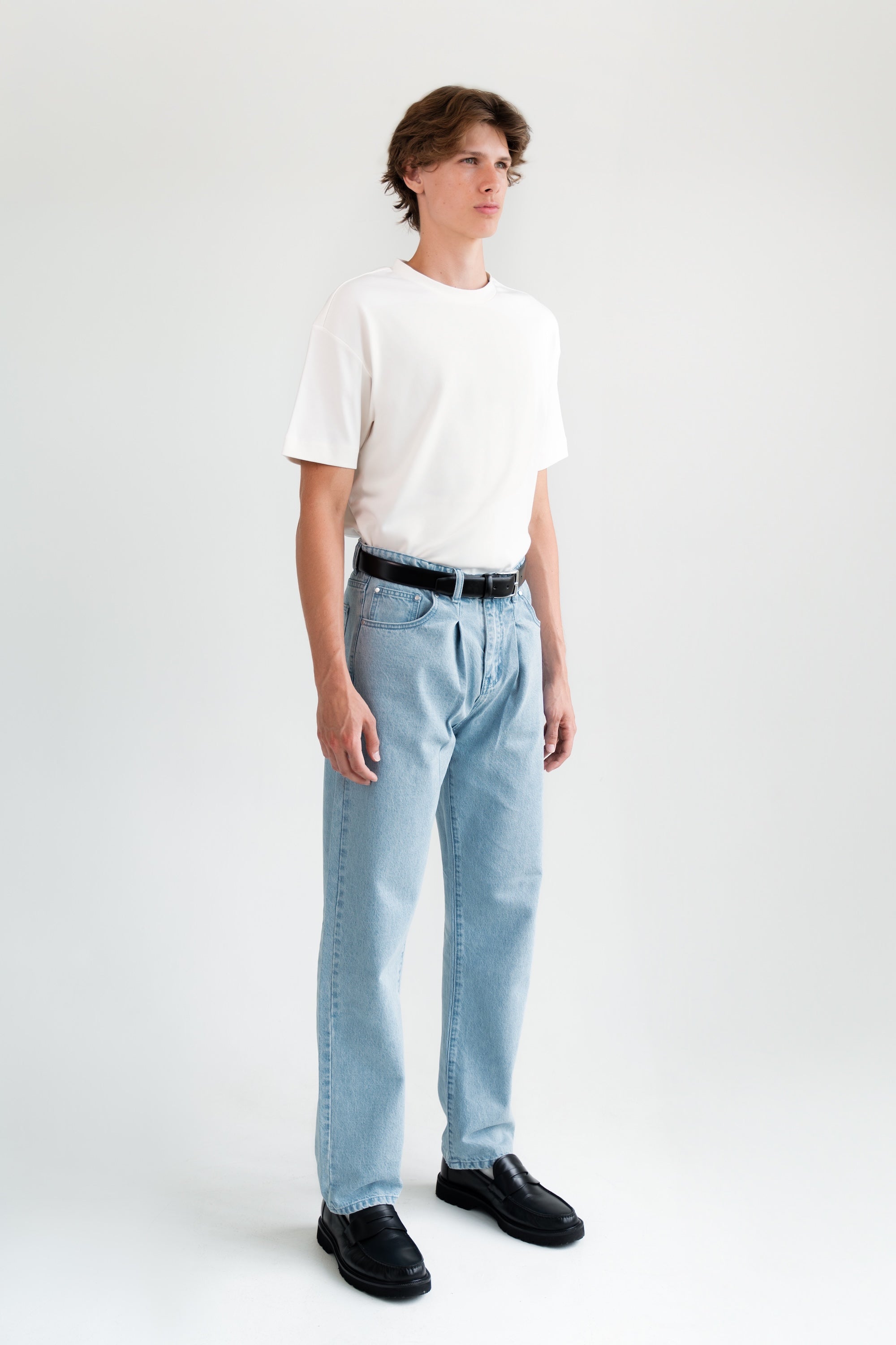 Pleated Core Jeans