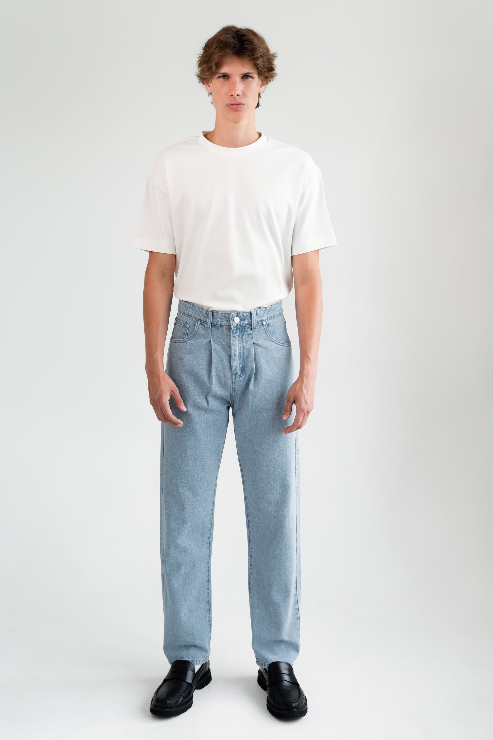 Pleated Core Jeans